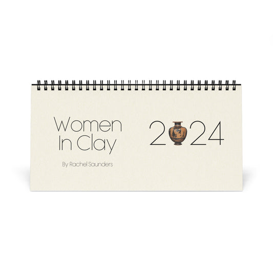 Women In Clay Desk Calendar