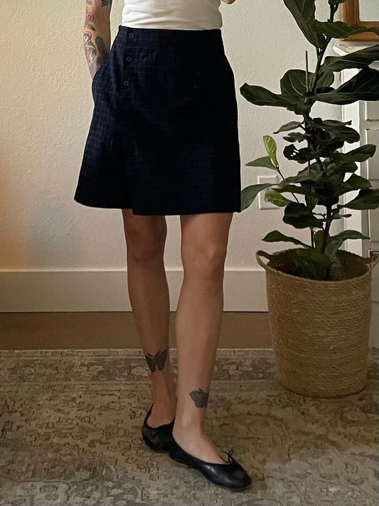 Vintage Plaid Skort