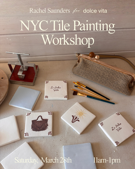 NYC Tile Painting Workshop